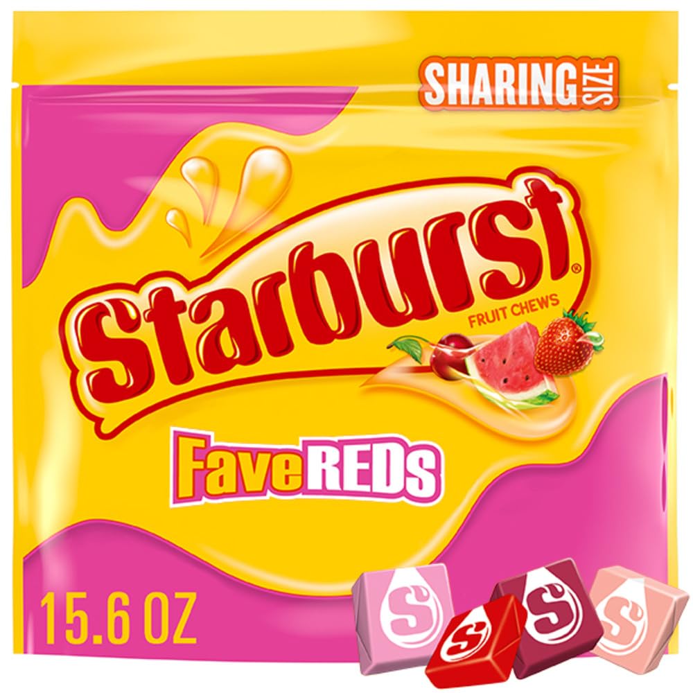 Starburst FaveREDS 15.6 oz sharing size bag of fruit-flavored chewy candy
