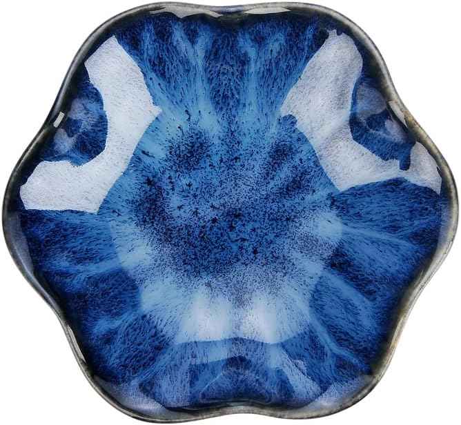 Lotus Leaf Shape Decorative Ring Tray, Small Key Bowl, Ceramic Trinket Tray Jewelry Dish Organizing Necklace Earrings, Home Decoration for Mom Best Friend Sister, Pink.