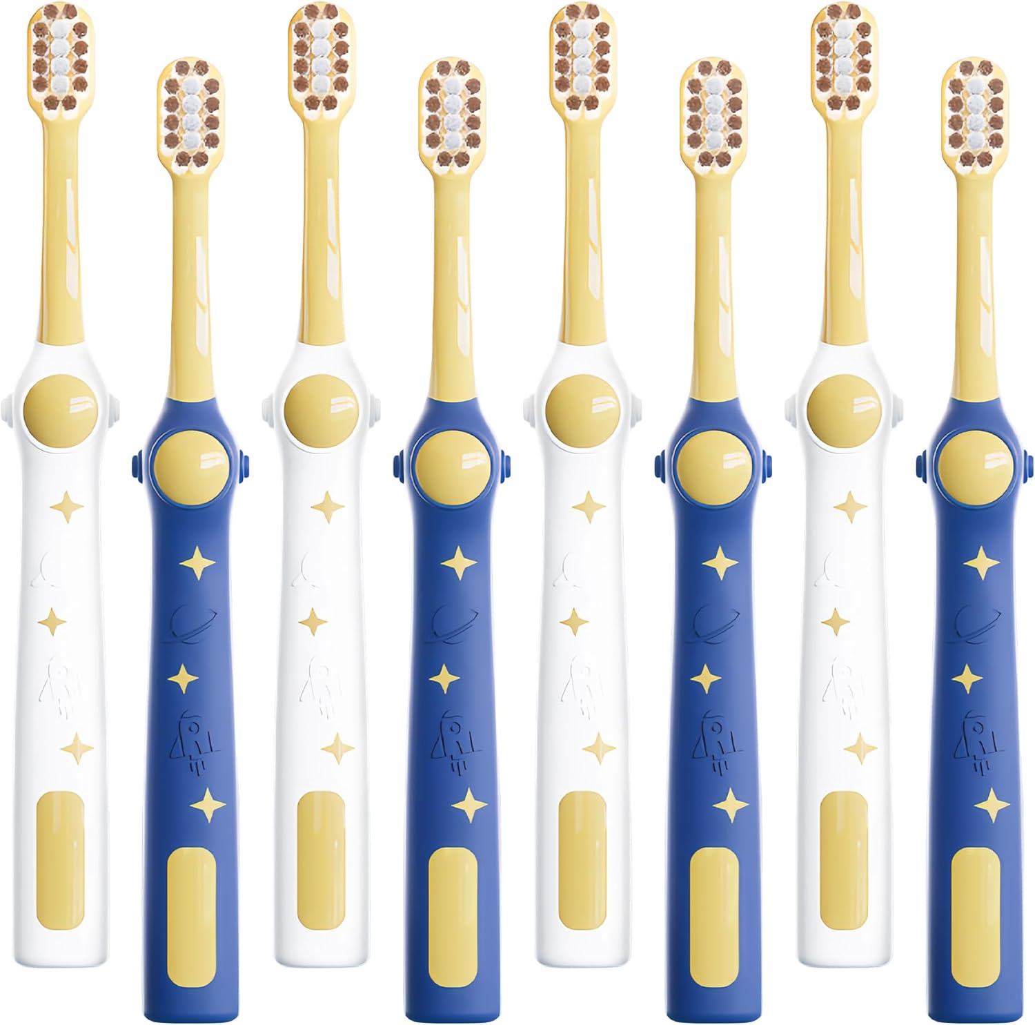 Easicuti baby tongue cleaner 42pcs disposable toothbrush for 0-36 months with free finger toothbrush