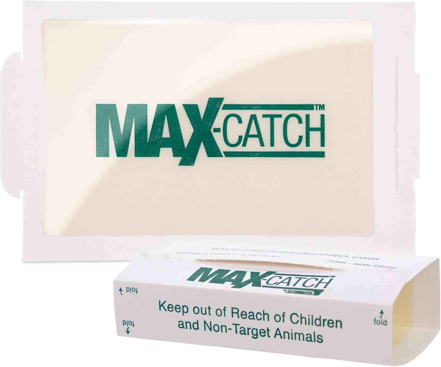 Catchmaster Max-Catch Mouse & Insect Glue Trap 36PK, Mouse Traps Indoor for Home, Sticky Pest Control Adhesive Tray for Catching Bugs, Non Toxic Bulk Unscented Glue Boards
