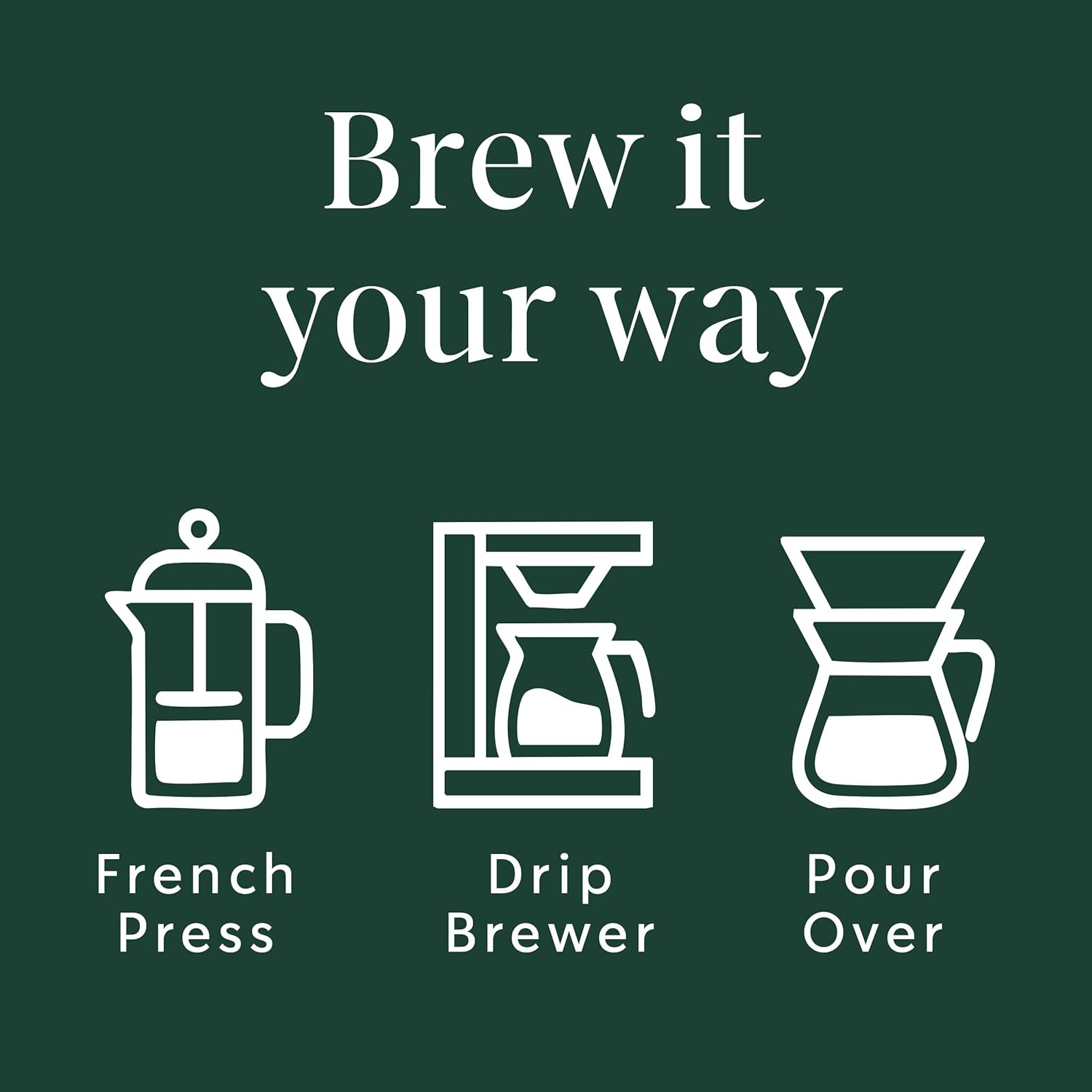 Starbucks Pike Place Roast medium roast ground coffee, 28 oz, hot or iced coffee