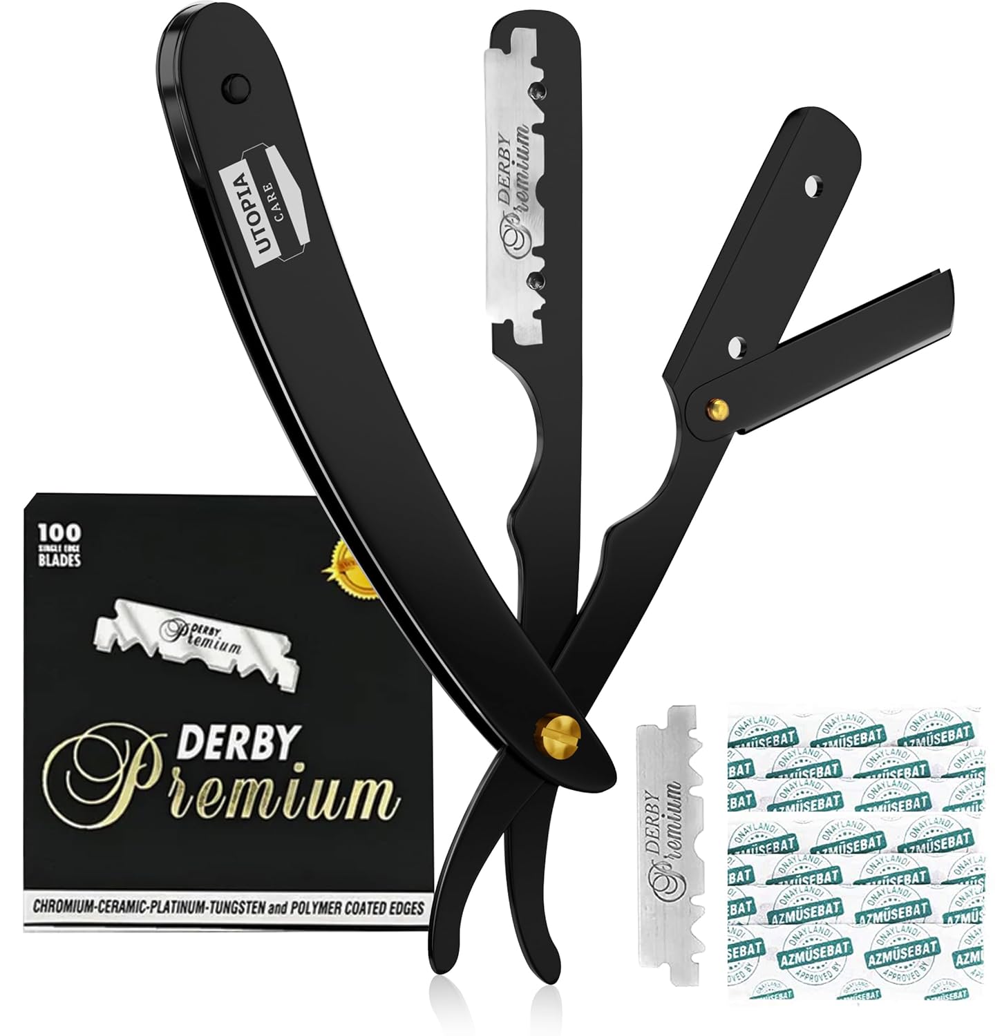 utopia-care-professional-straight-razor-with-safety-edge-black-100-pack-blades