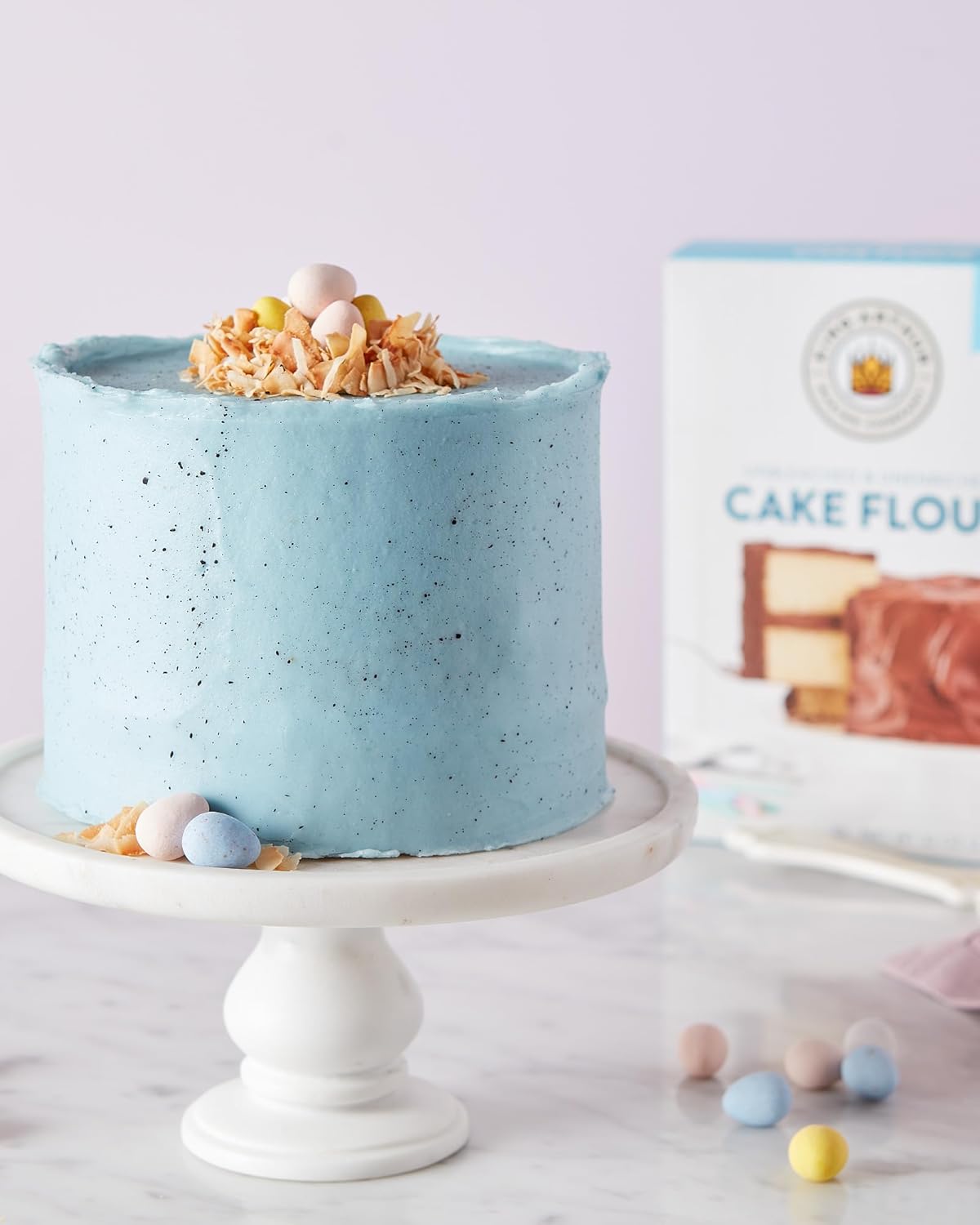 King Arthur, Non-GMO Cake Flour, Unbleached and Unenriched, 2 Pounds, No Preservatives, Baking Essential