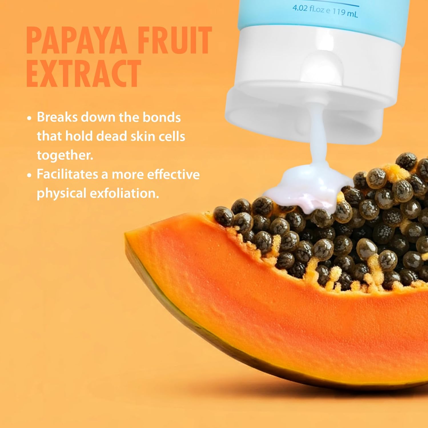 Ebanel exfoliating face scrub peeling gel with centella hyaluronic acid vitamin c & e for brightening moisturizing cleanser