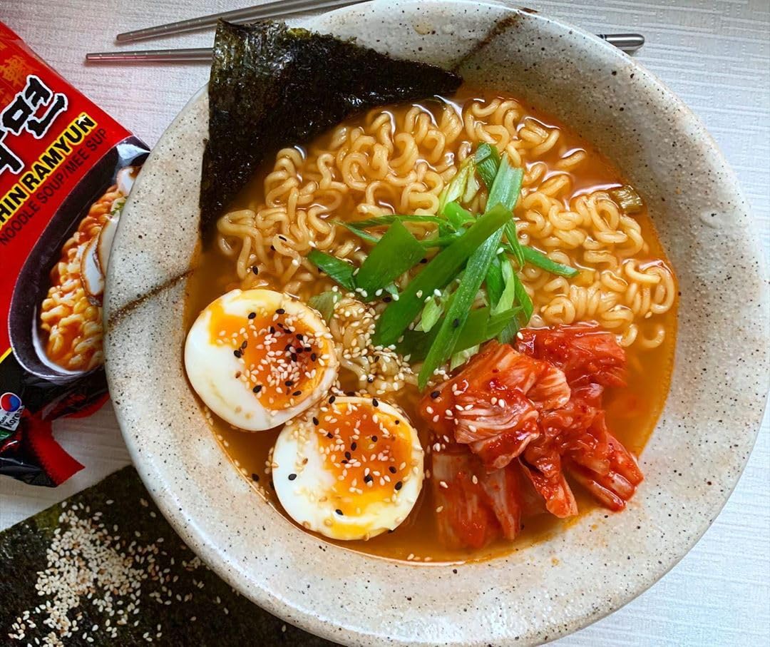 nongshim gourmet instant ramen spicy shin family pack 20 count 4.23 oz