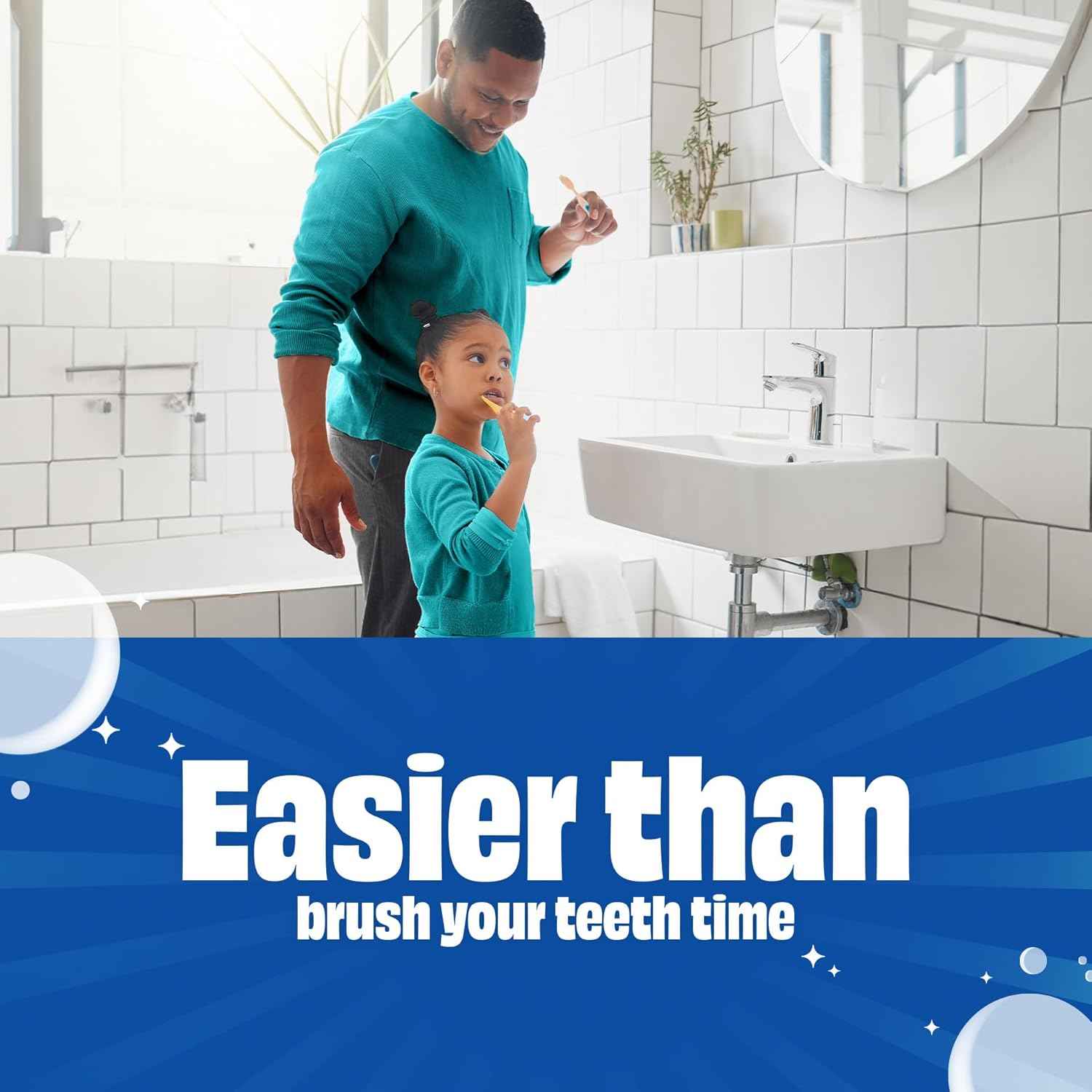 Scrubbing Bubbles Easy Clean Foaming Multipurpose Bleach-Free Bathroom Cleaner, Fast-Acting Foam Cleans Limescale, Dirt and Grime on Showers, Sinks, Toilets, Tiles, Counters, & More, 32oz Spray