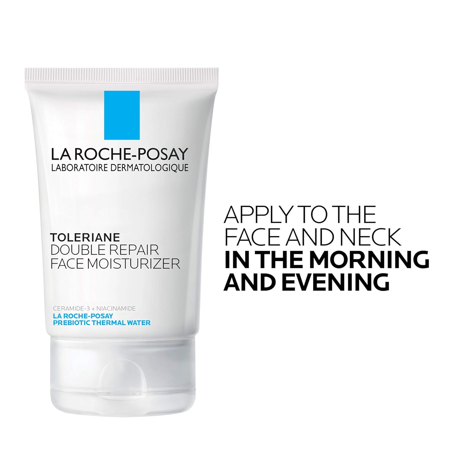 La Roche-Posay Toleriane Double Repair Face Moisturizer for all skin types with ceramide and niacinamide, fragrance-free, oil-free