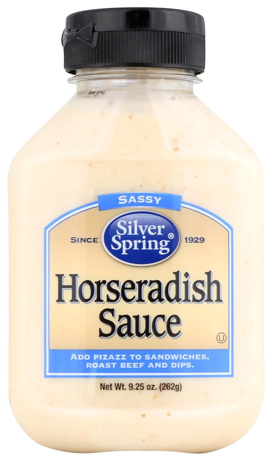 Silver Springs Sassy Horseradish Sauce, Condiment, 0.295 kg, 5.08 cm L, 7.112 cm W, 12.192 cm H