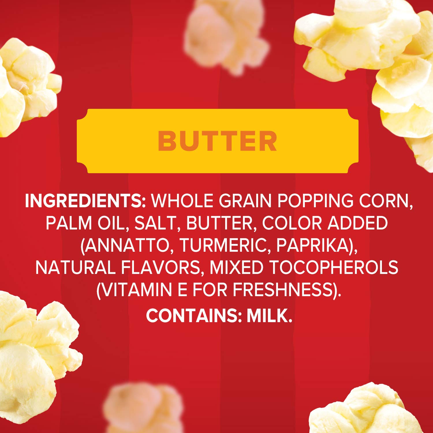 Orville Redenbacher’s Microwave Popcorn, 3g Fiber, 36-Count, 3.29 oz. Butter Flavor