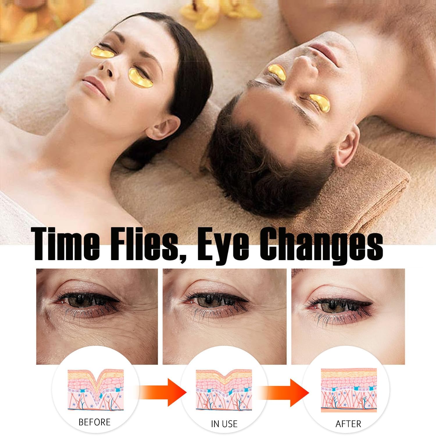 20 pairs lip mask and eye mask set for skincare, bridesmaid gifts, and party favors