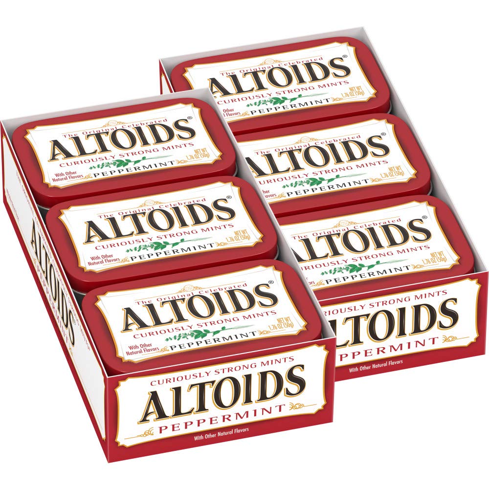 altoids classic peppermint breath mints 12 pack 1.76 ounce tin