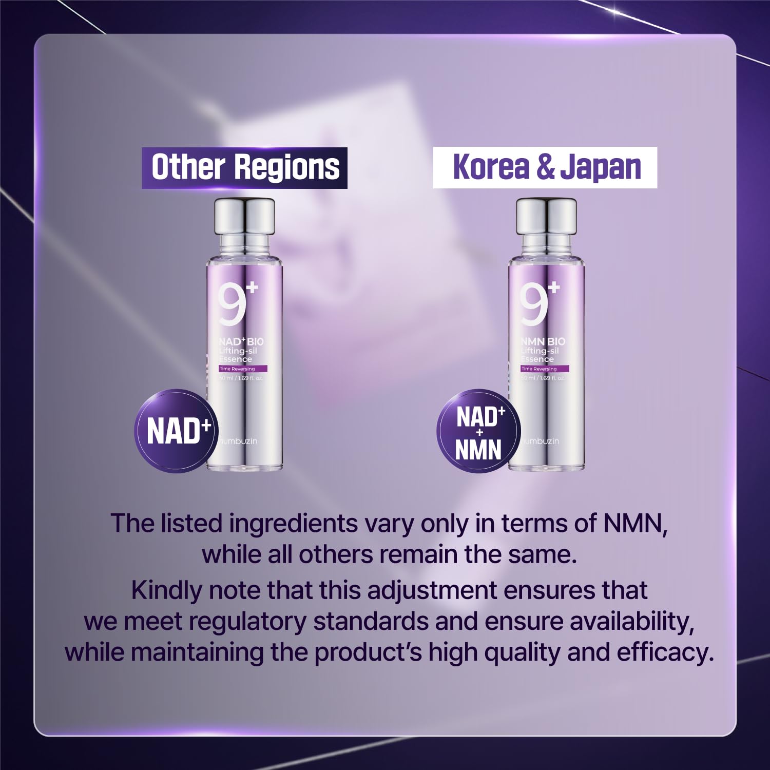 Numbuzin No.9 Essence | 1.69 fl oz NAD+ BIO Lifting Serum for Firming & Wrinkles