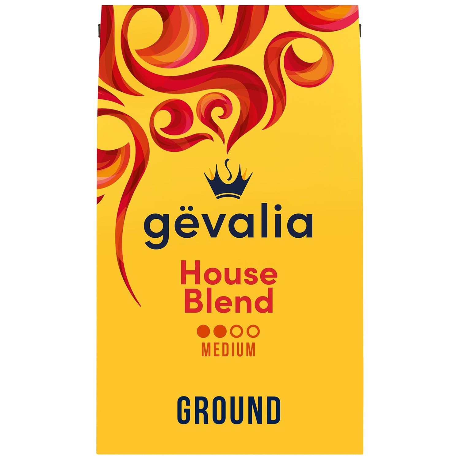 Gevalia House Blend Medium Roast 100% Arabica Ground Coffee, keto and low carb friendly, 20 oz bag