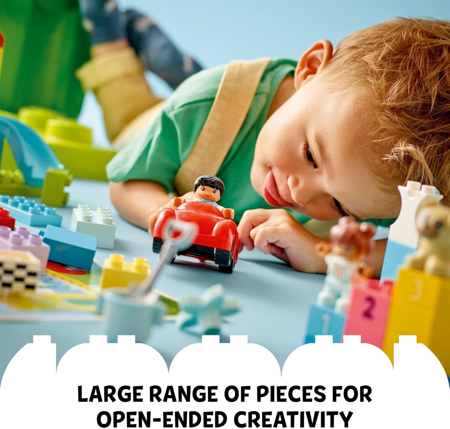 LEGO DUPLO Classic Deluxe Brick Box Building Blocks - Learning & Educational Toys for Toddlers, Preschool, Ages 1.5+ Years - Gift for Birthdays - Develop Fine Motor Skills - 10914