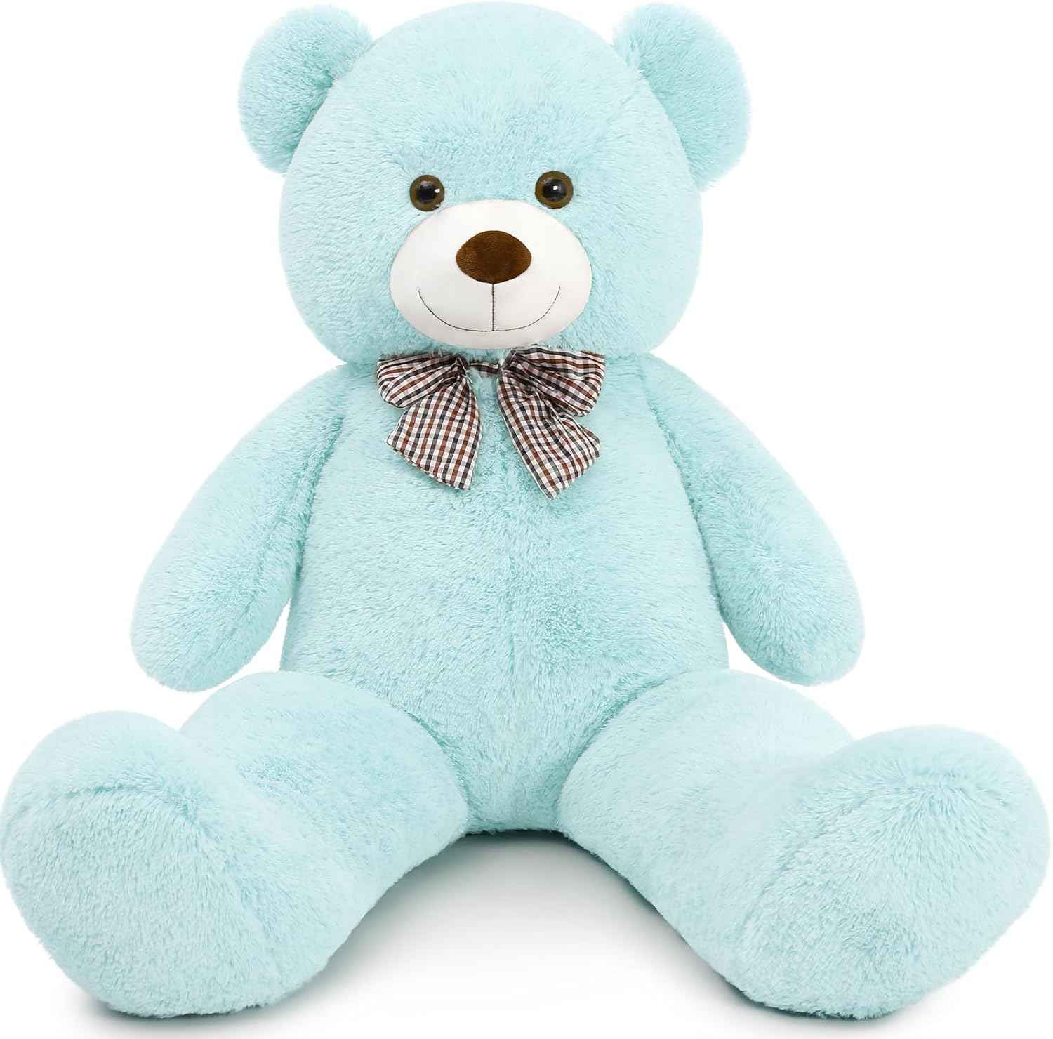 MaoGoLan Giant Teddy Bear 4 Feet,Adorable and Cuddly Big Bear Stuffed Animal 47", Classic Teddy Bear Plush Gift Decoration for Baby Shower,Party,Birthday,Valentines Day,Tan