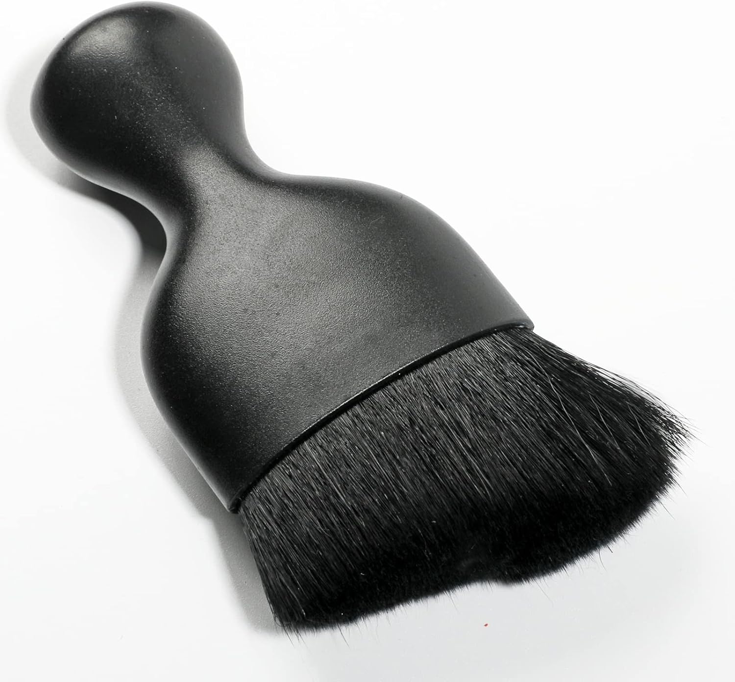 Car Interior Detailing Brush Soft Bristle Cleaning Brush for Auto Detailing and Dusting Black