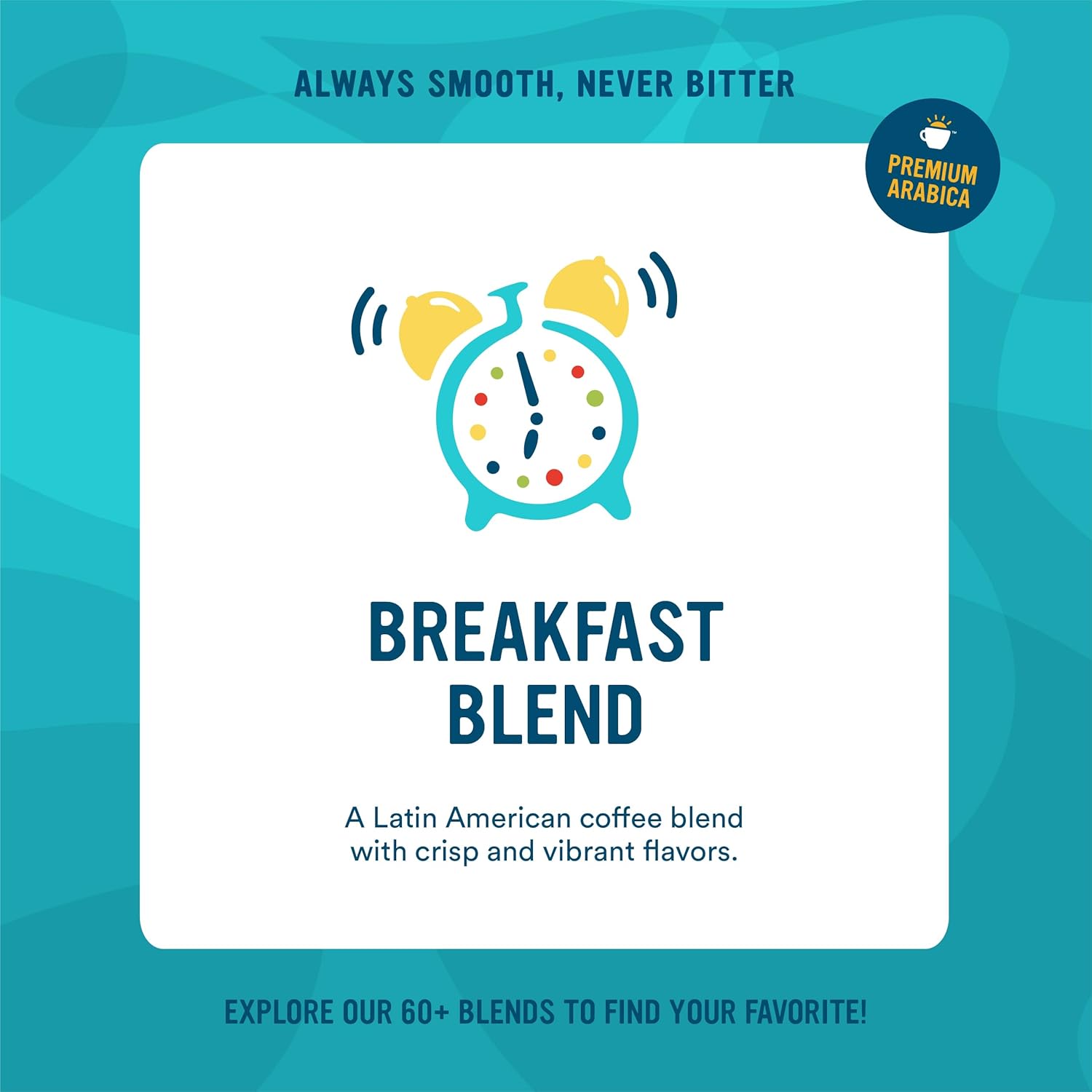 cameron's breakfast blend, 32-ounce, uniquely handcrafted coffee, sustainable, small-batch roasted