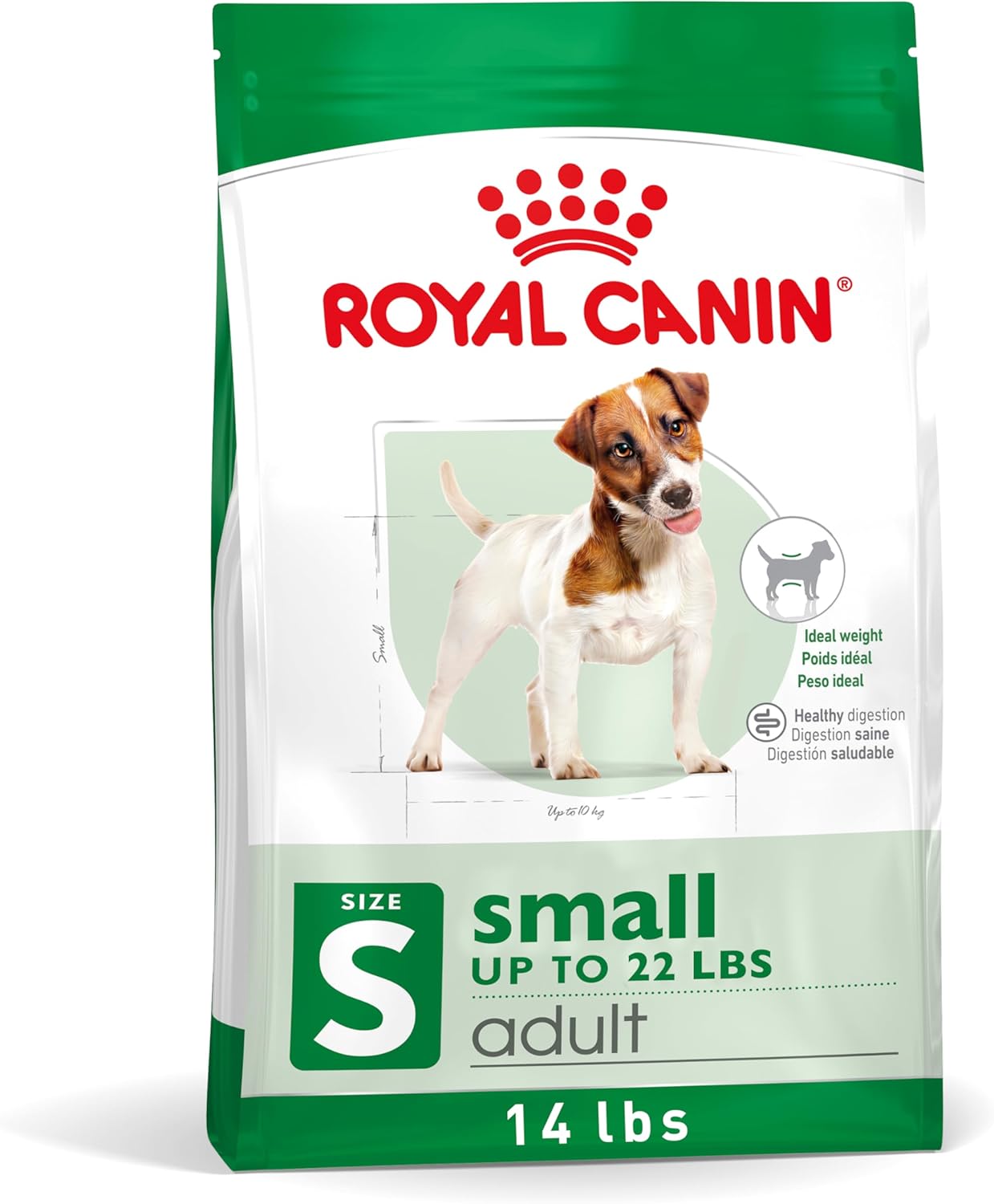 royal canin small adult dry dog food, 14 lb bag for small breed dogs aged 10 months to 8 years
