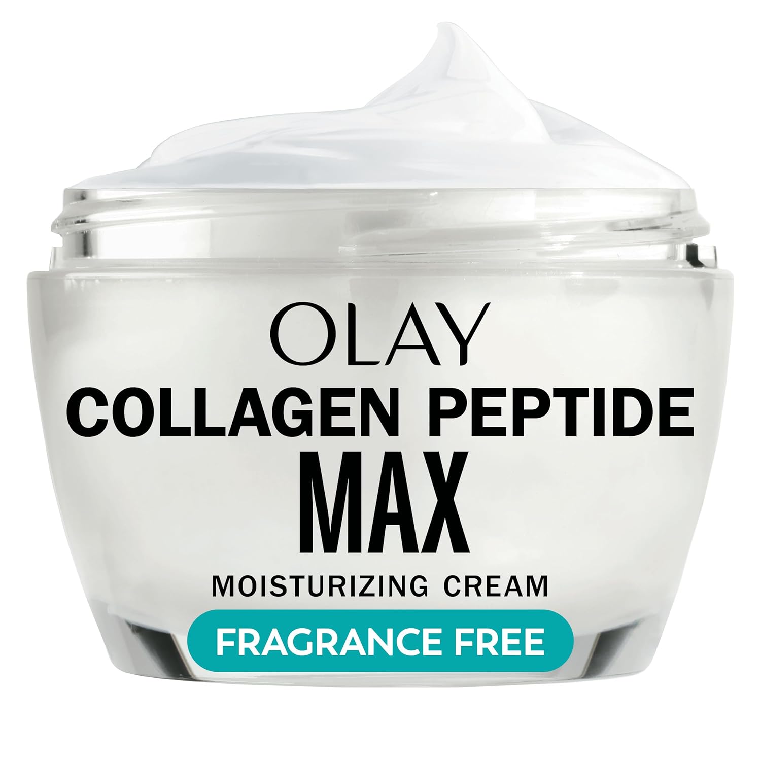 olay collagen peptide face moisturizer, firming cream for women, fragrance-free, non-greasy, hydrating and anti-aging skin care