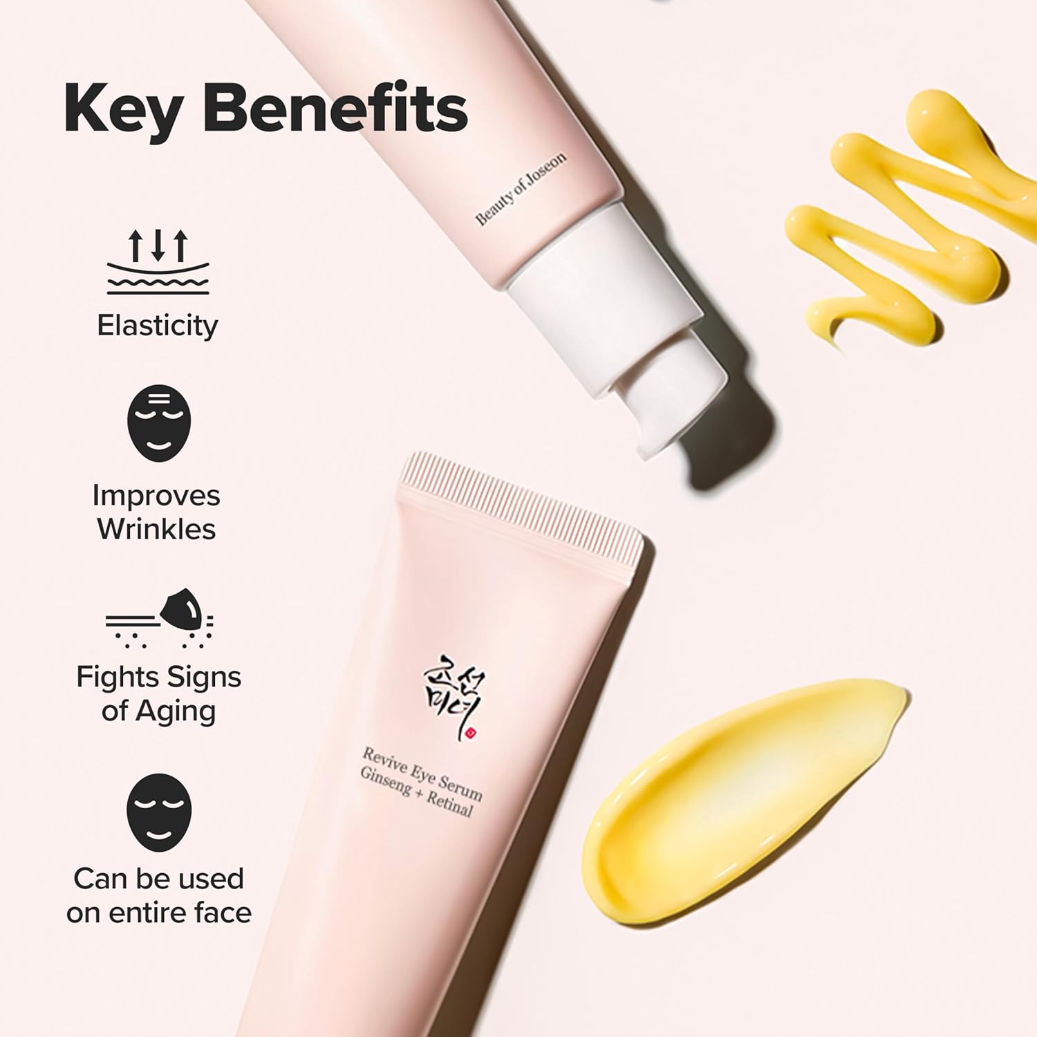 Beauty of Joseon Revive Eye Serum with Niacinamide and Retinol for Puffy Eyes, Fine Lines, and Dark Circles, Korean Skincare, 30ml, 1 fl.oz