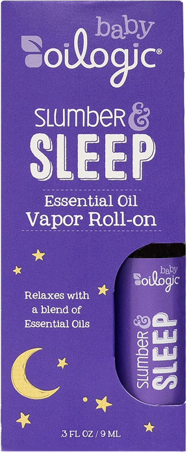 oilogic slumber & sleep roll-on essential oil for babies & toddlers gentle aromatherapy safe pediatrician-tested .3 fl oz