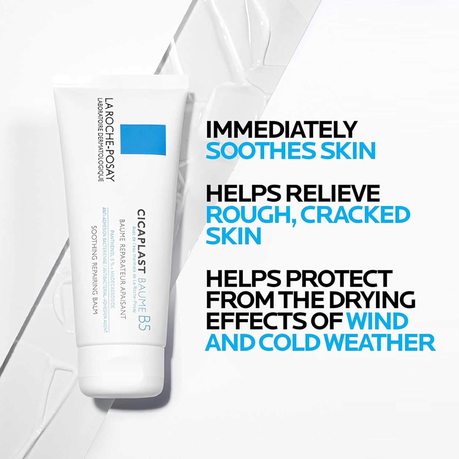 la-roche-posay cicaplast balm b5, 40ml or 100ml, soothing multi-purpose cream for dry & irritated skin