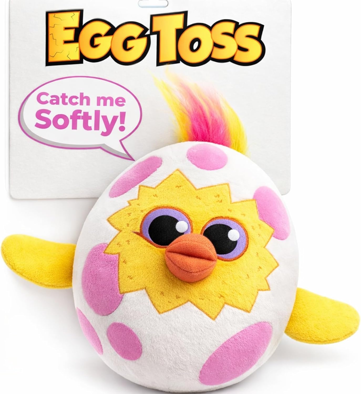 Move2Play Easter Egg Toss Kids Game for ages 3-8, indoor/outdoor hilarious fun toy for toddlers, boys and girls