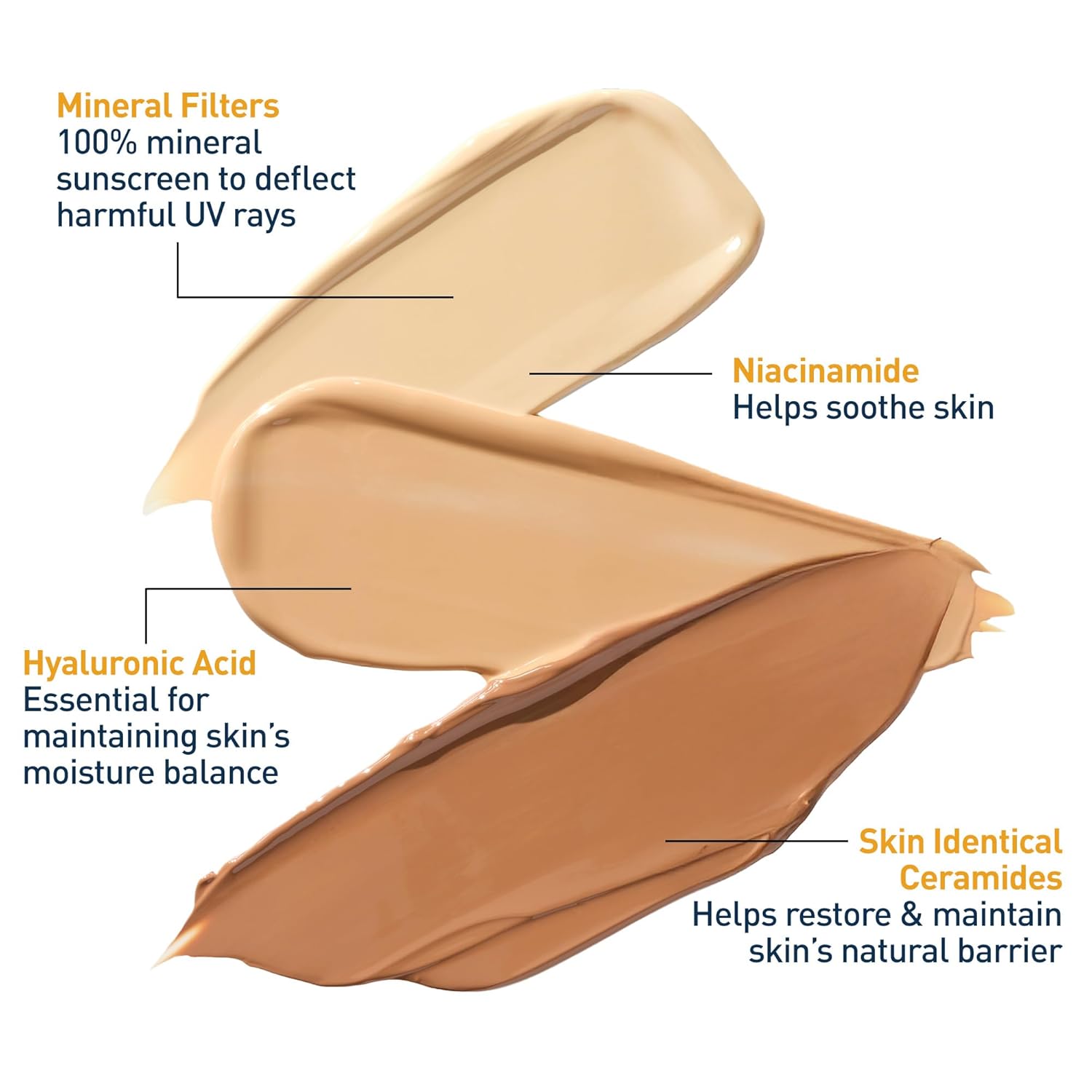 ceraVe hydrating mineral sunscreen spf 30 sheer tint medium 1.7 fl oz