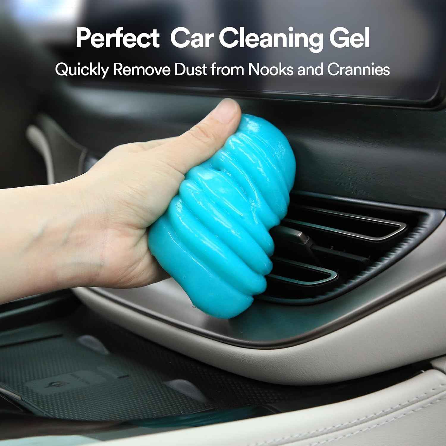 PULIDIKI Car Cleaning Gel Car Clean Putty, Universal Car Interior Cleaner Slime, Perfect Cleaning Kit Supplies, Auto Detailing Tools Car Accessories, Dust Remover Gifts for Men Women