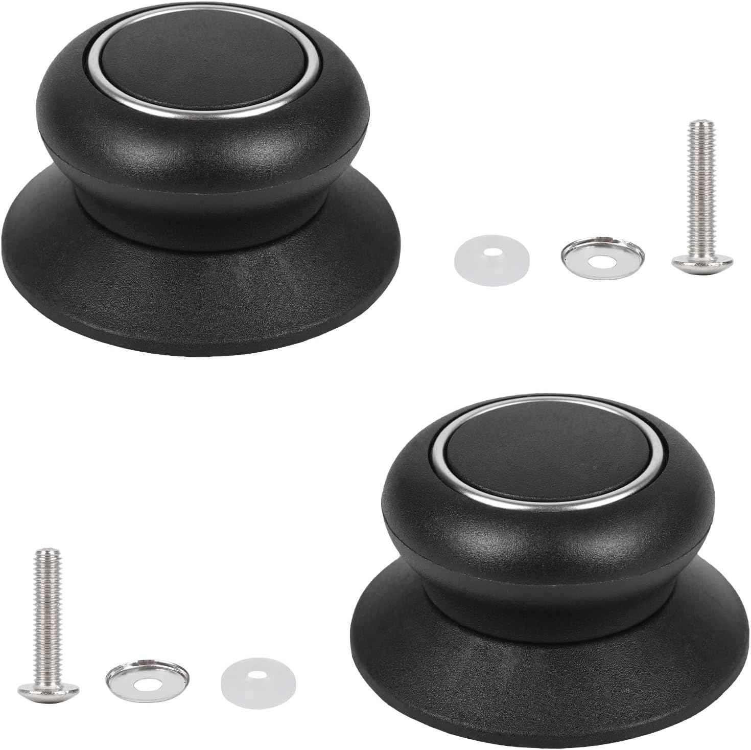 FEIKIXYQ Pot Lid Knob Easy Lnstallation Sturdy Cover Knobs Universal Pot Lid Handle Pot Kitchen Replacement Cookware Lidreplacement Pot Cover Heat Resistant and Prevent Static Replacement Knob