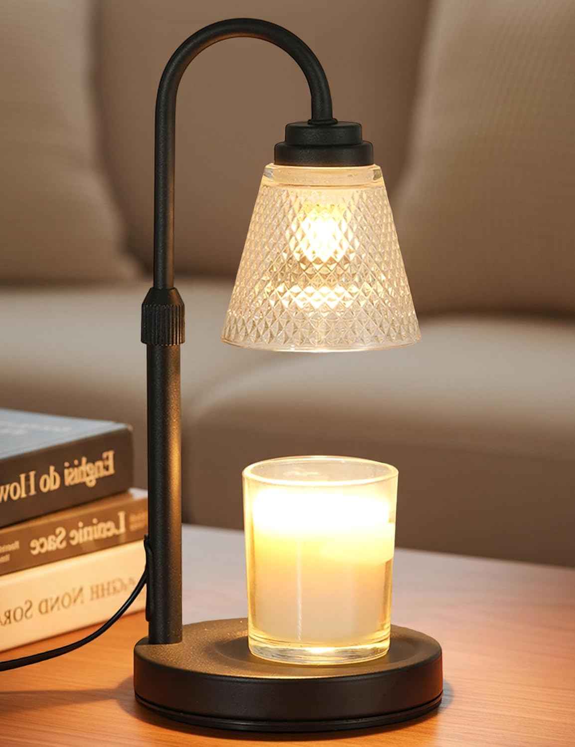 Candle Warmer Lamp with Timer Dimmer, Birthday Gifts for Mom Women Friend Sister, House Warming Gifts, Wax Melt Warmer, Office Apartment Dorm Room Home Decor