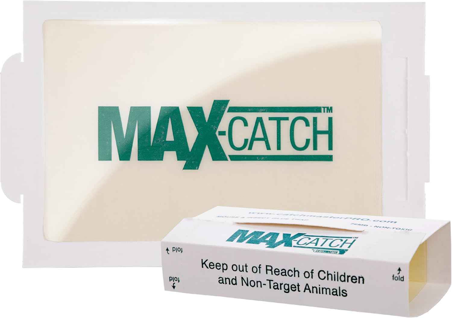 Catchmaster Max-Catch Mouse & Insect Glue Trap 36PK, Mouse Traps Indoor for Home, Sticky Pest Control Adhesive Tray for Catching Bugs, Non Toxic Bulk Unscented Glue Boards