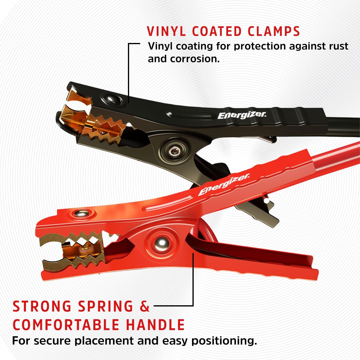 Energizer heavy duty 16-foot 6-gauge jumper cables for car battery with carrying bag