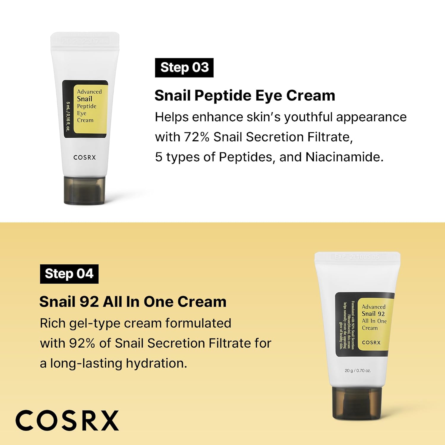 cosrx all about snail mucin korean skincare travel essentials set mini gift moisturizing kit