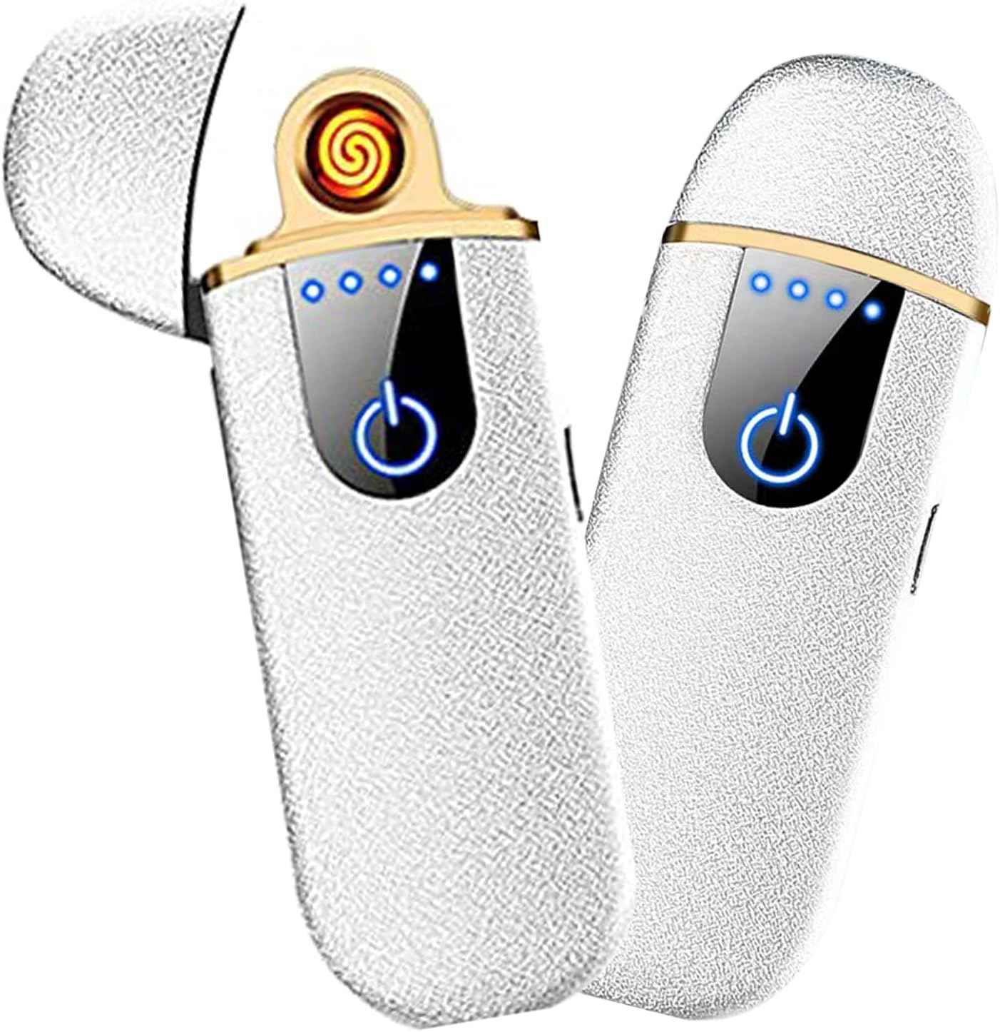 Dragon Smart USB Rechargeable Mini Electric Lighter - Touch Ignition, Windproof, Flameless Plasma Lighter with Battery Indicator
