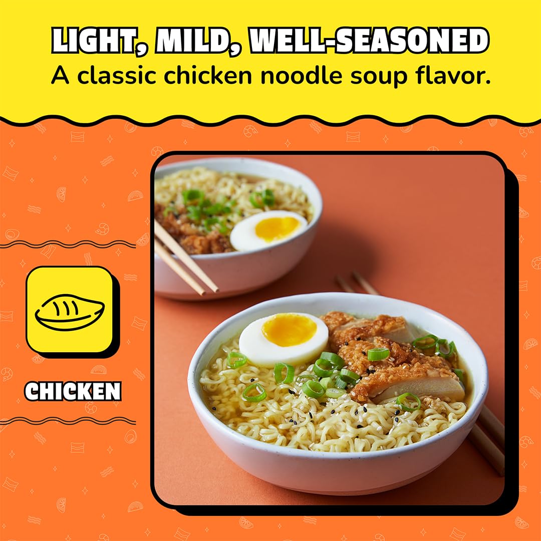 Maruchan Chicken Instant Ramen Noodles 3 Oz 24 Count Ready to Eat Meals