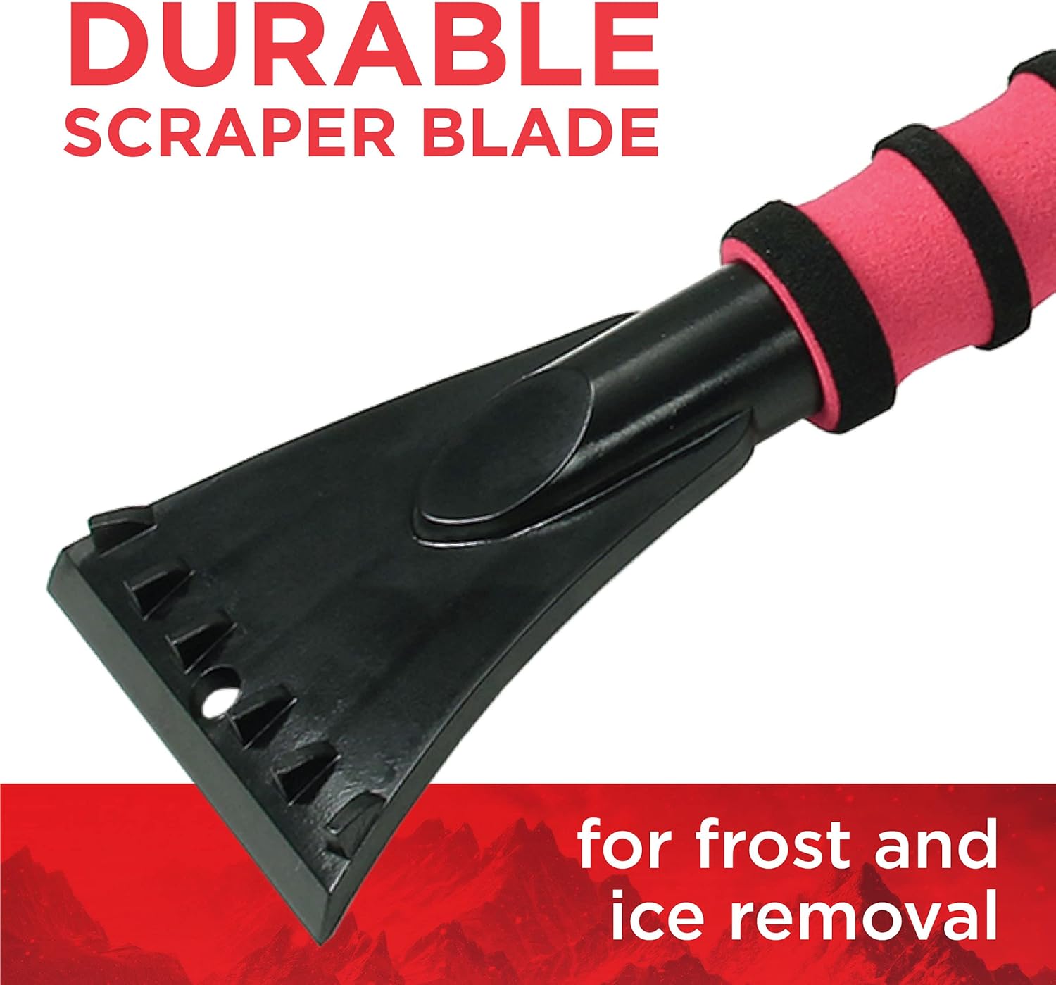 mallory 532 26 inch snow brush with ice scraper for cars trucks suvs and more