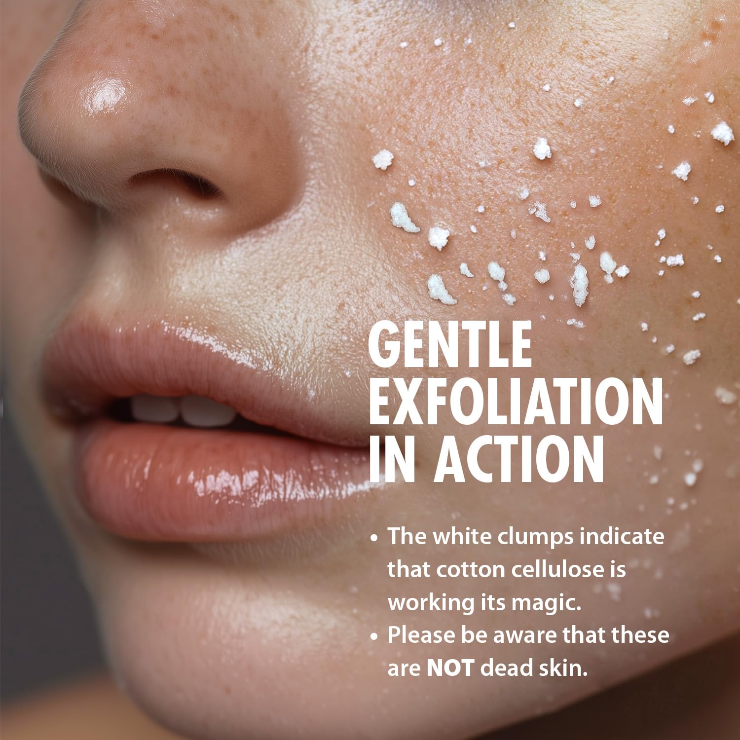 Ebanel exfoliating face scrub peeling gel with centella hyaluronic acid vitamin c & e for brightening moisturizing cleanser