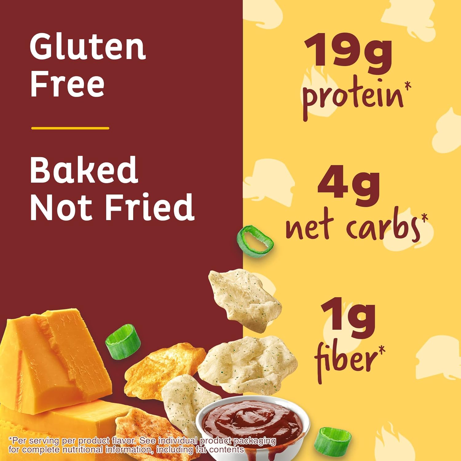 quest nutrition protein chips variety pack, 12-pack, bbq, cheddar, sour cream, high protein, low carb, 1.1 oz