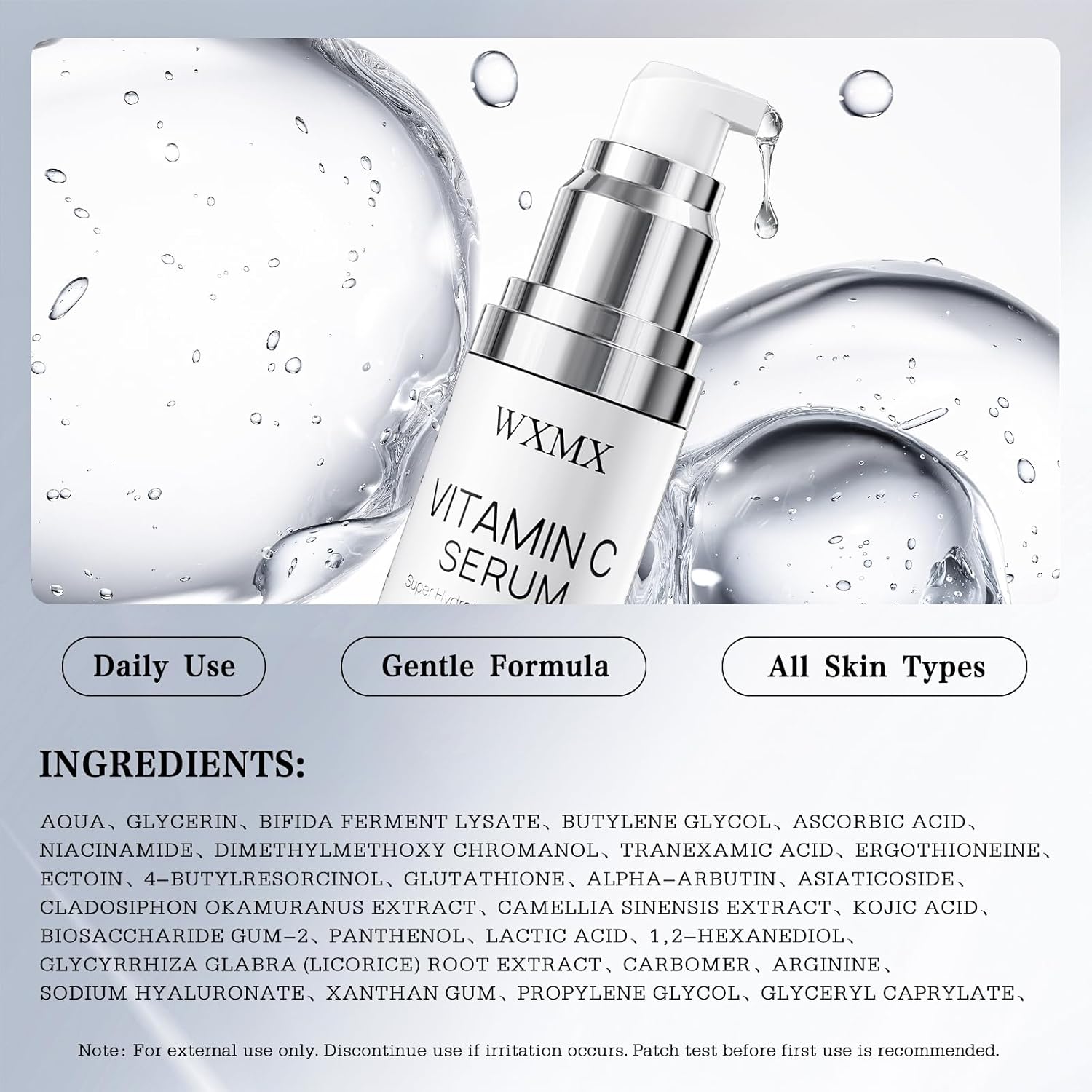 super vitamin c face serum for mature skin hydrating anti-aging formula 1 fl oz pack of 1