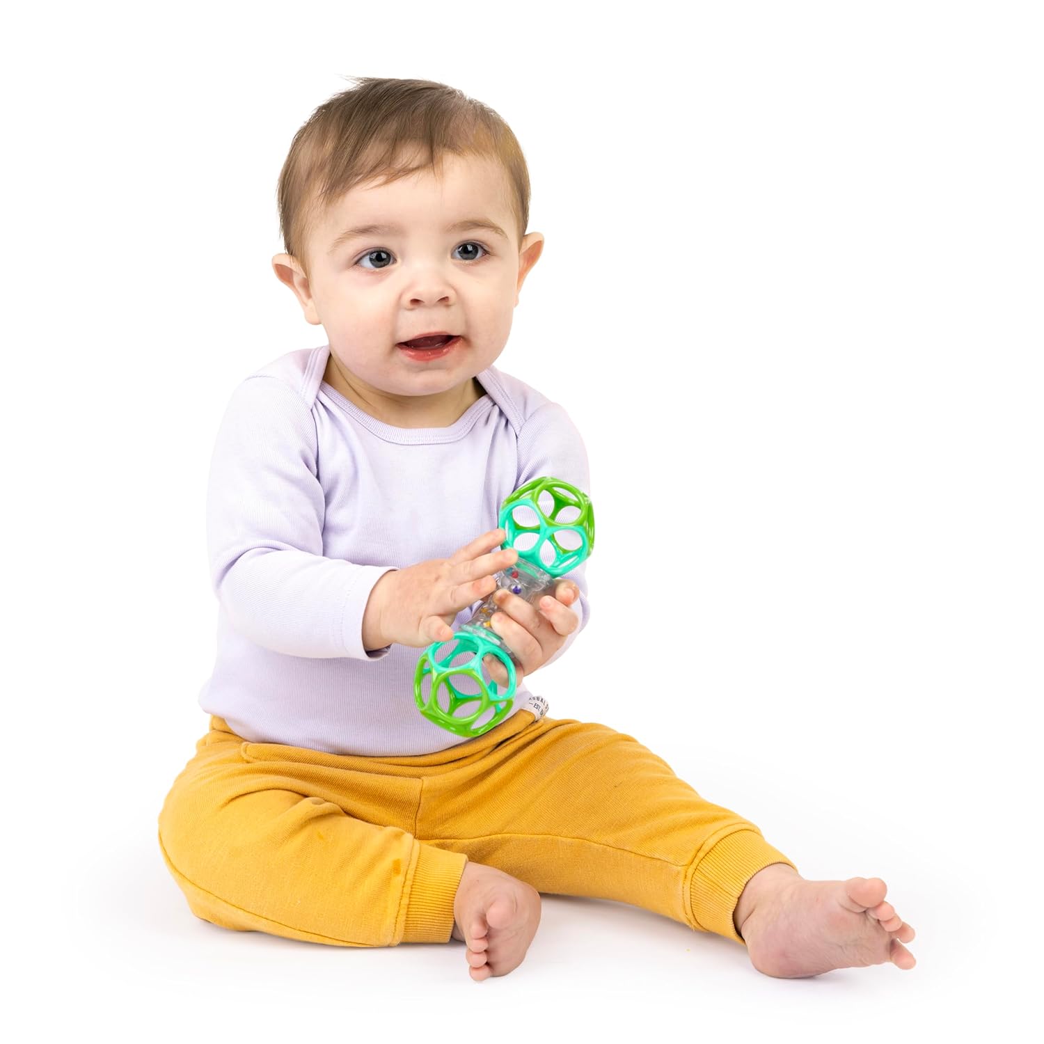 Click to see full view Bright Starts Oball Shaker Rattle Toy, Ages Newborn Plus