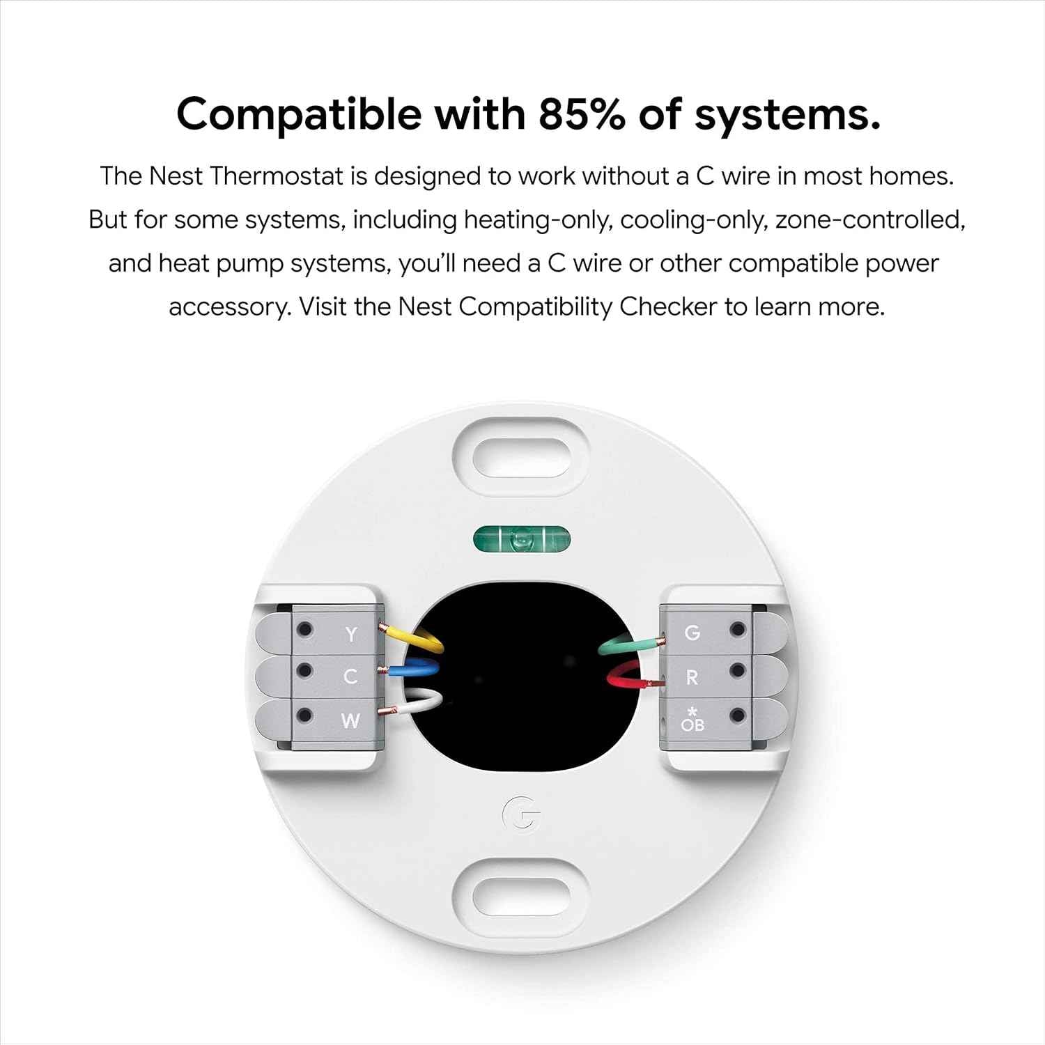 Google Nest Thermostat - Smart Thermostat for Home - Programmable Wifi Thermostat - Charcoal