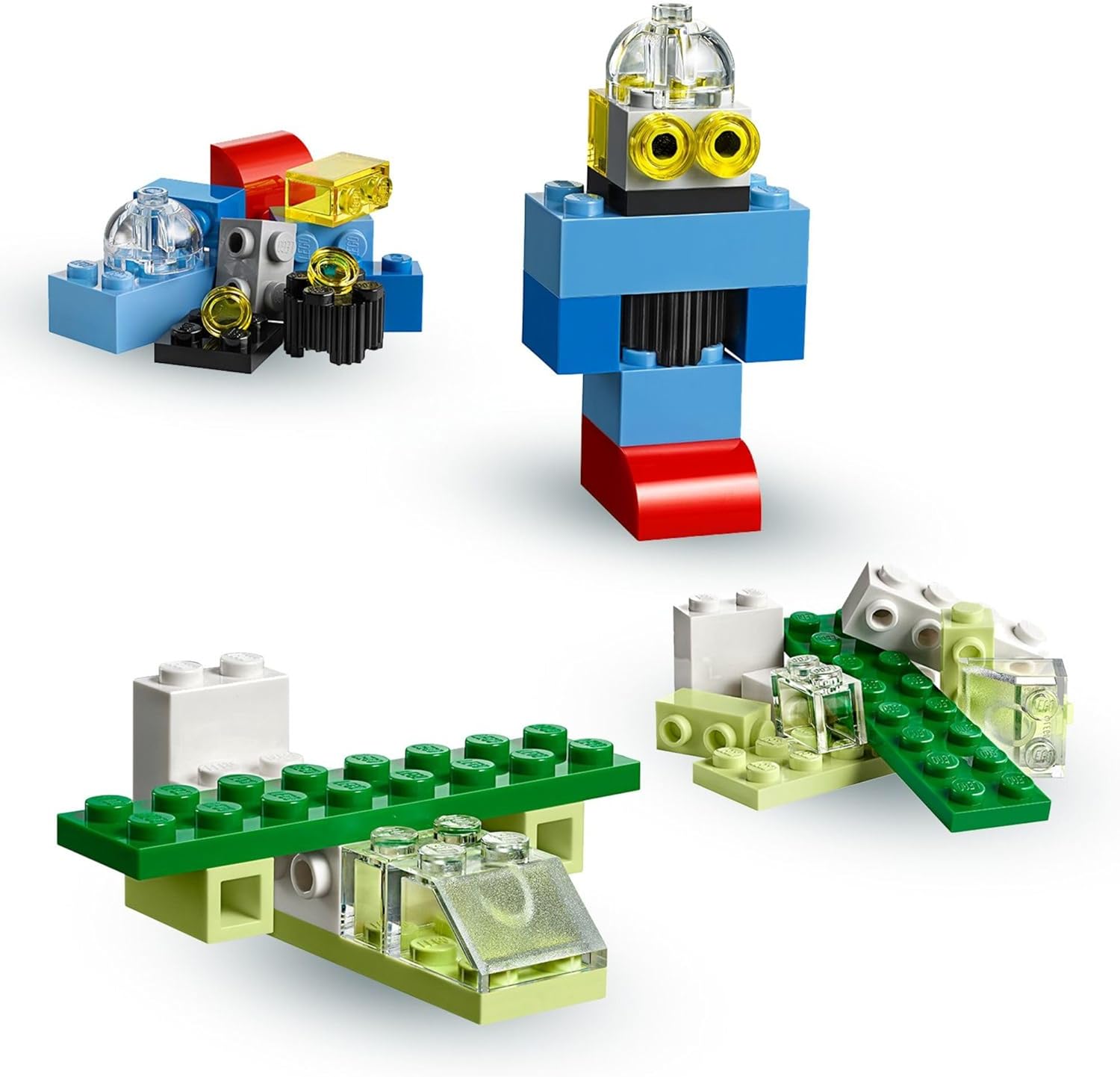 LEGO Classic Creative Suitcase 10713 - Includes Sorting Storage Organizer Case with Fun Colorful Building Bricks, Preschool Learning Toy for Kids, Boys and Girls Ages 4 Years Old and Up