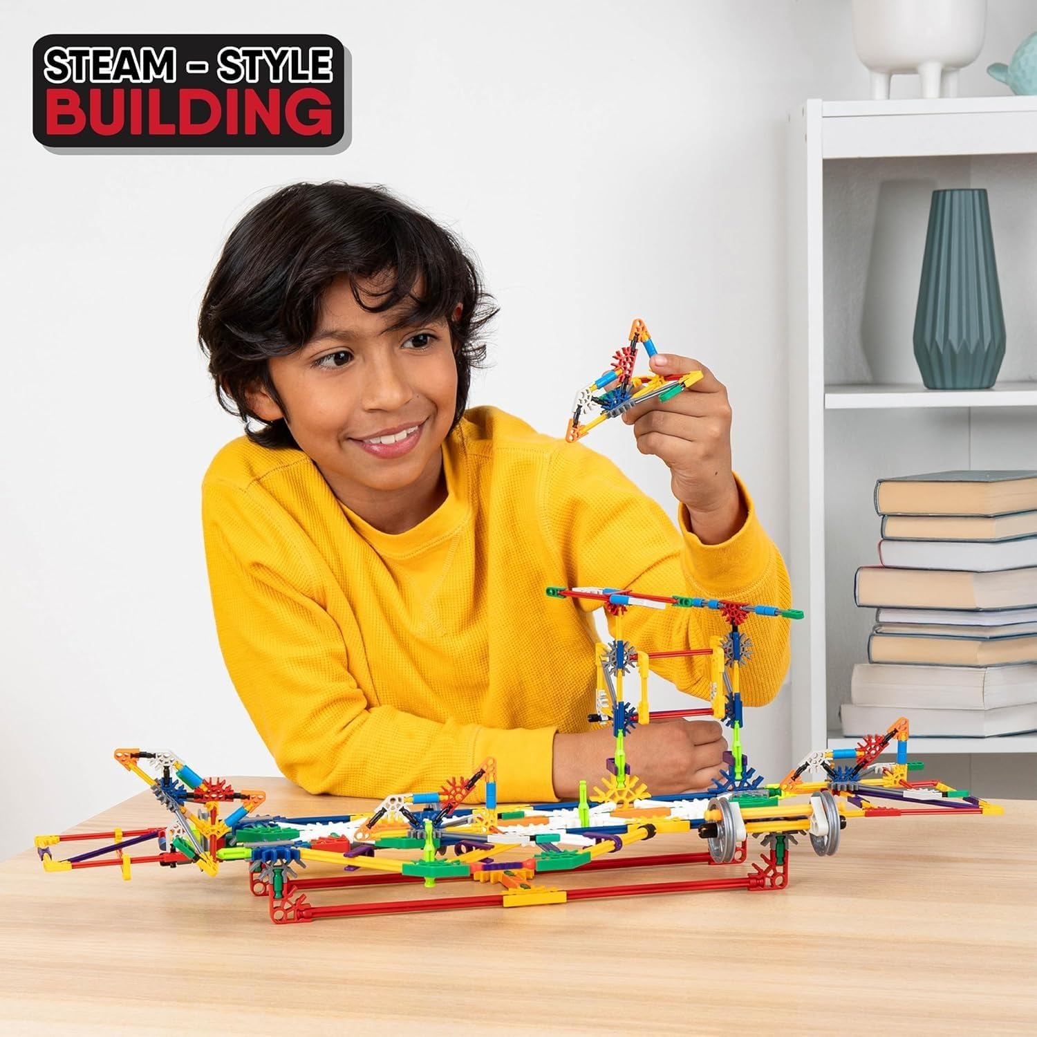 K'NEX - Click & Construct Value Building Set - 522 Pieces, STEM Building, Creative Play Set‚ Ages 7+