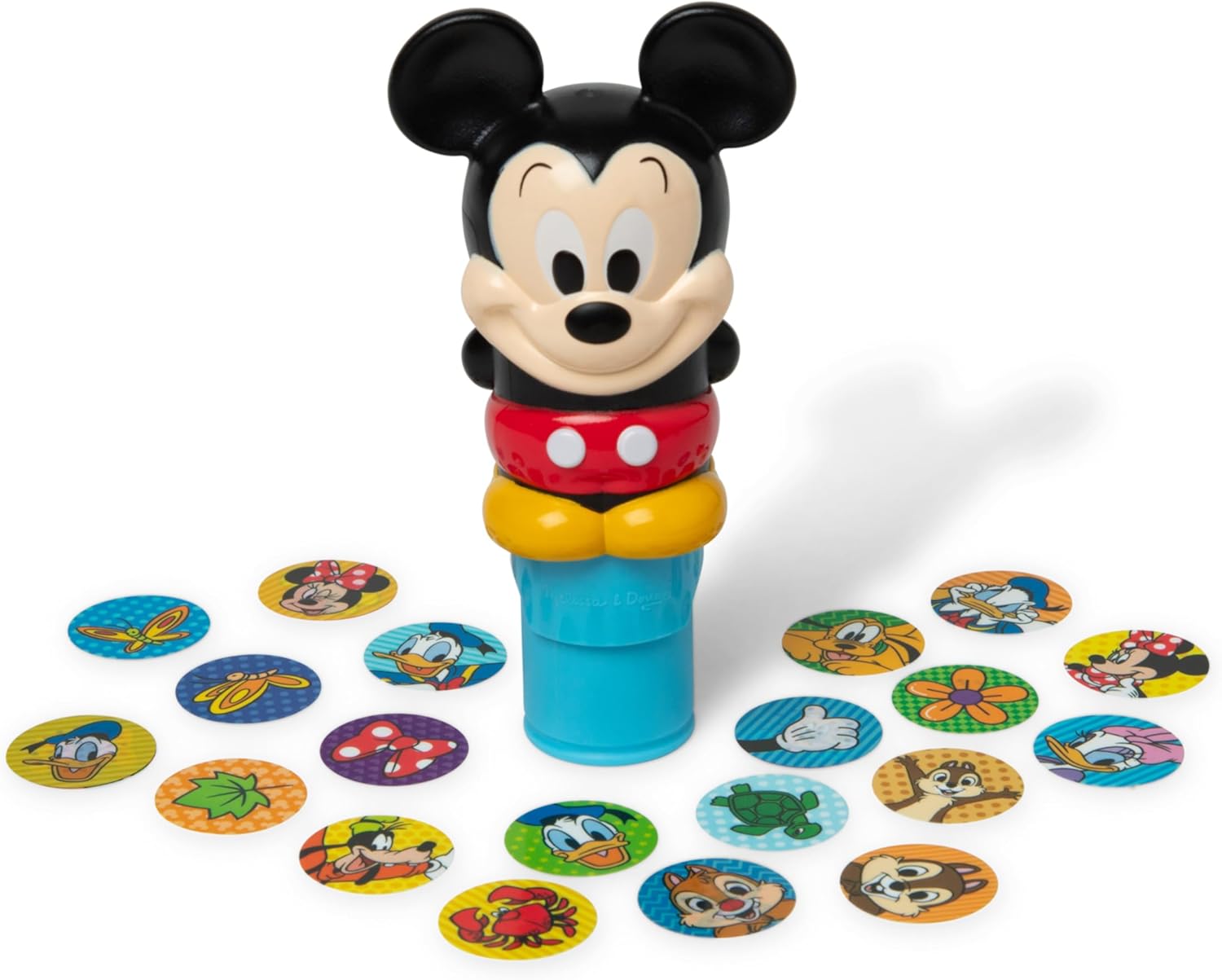 Melissa & Doug Sticker Wow!™ 24-Page Activity Pad and Sticker Stamper, 300 Stickers, Arts and Crafts Fidget Toy Collectible Character – Disney Mickey Mouse - for Kids Ages 3+ - FSC Certified