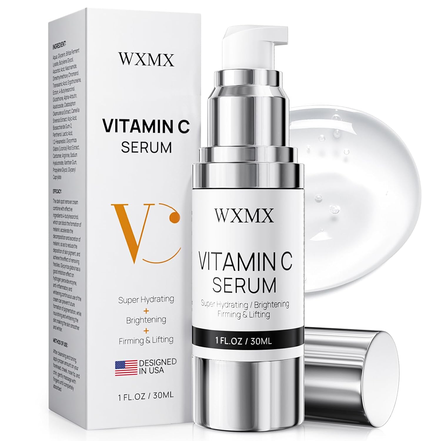 super vitamin c face serum for mature skin hydrating anti-aging formula 1 fl oz pack of 1
