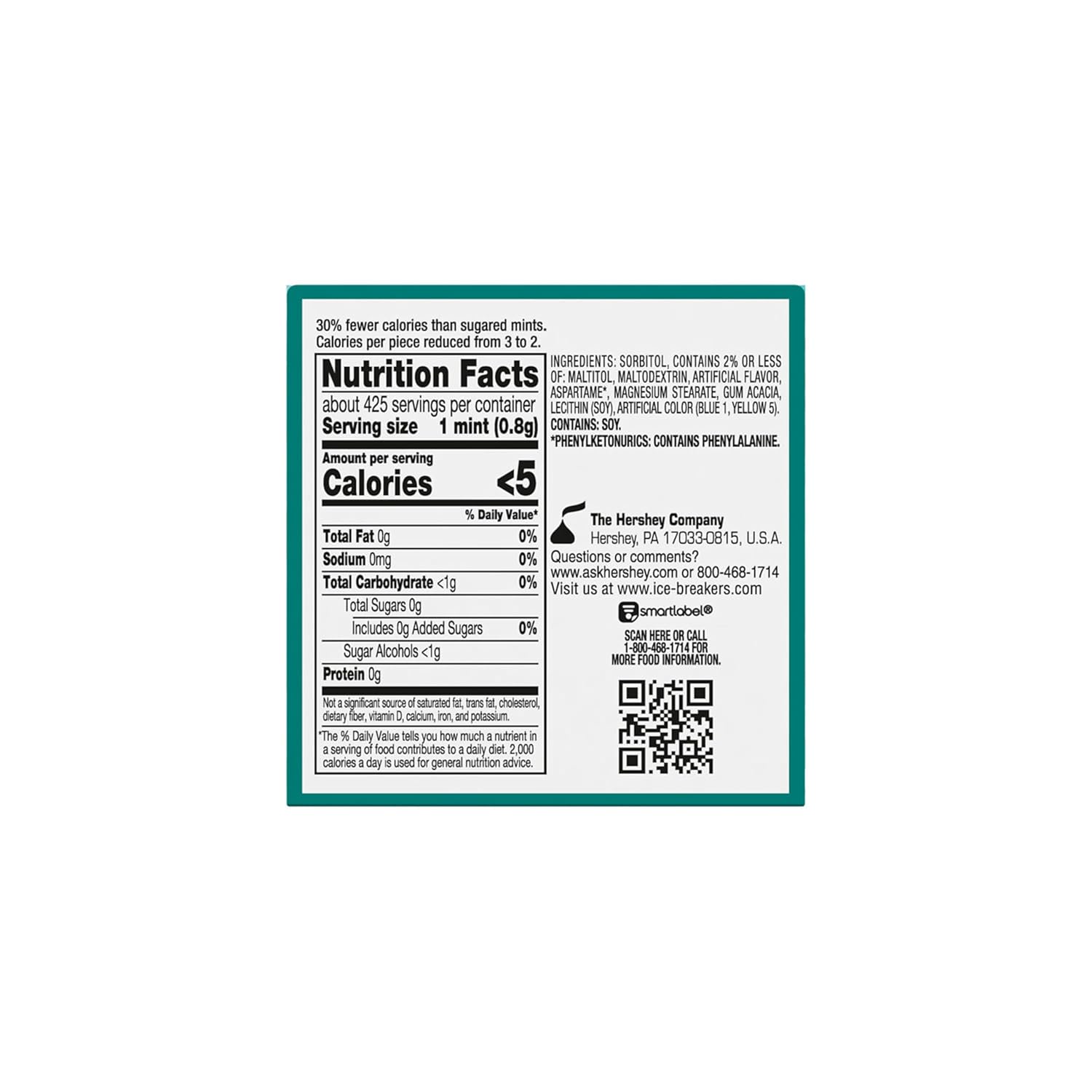 ice breakers wintergreen sugar free mints 1.5 oz 8 count tins for instant refreshment