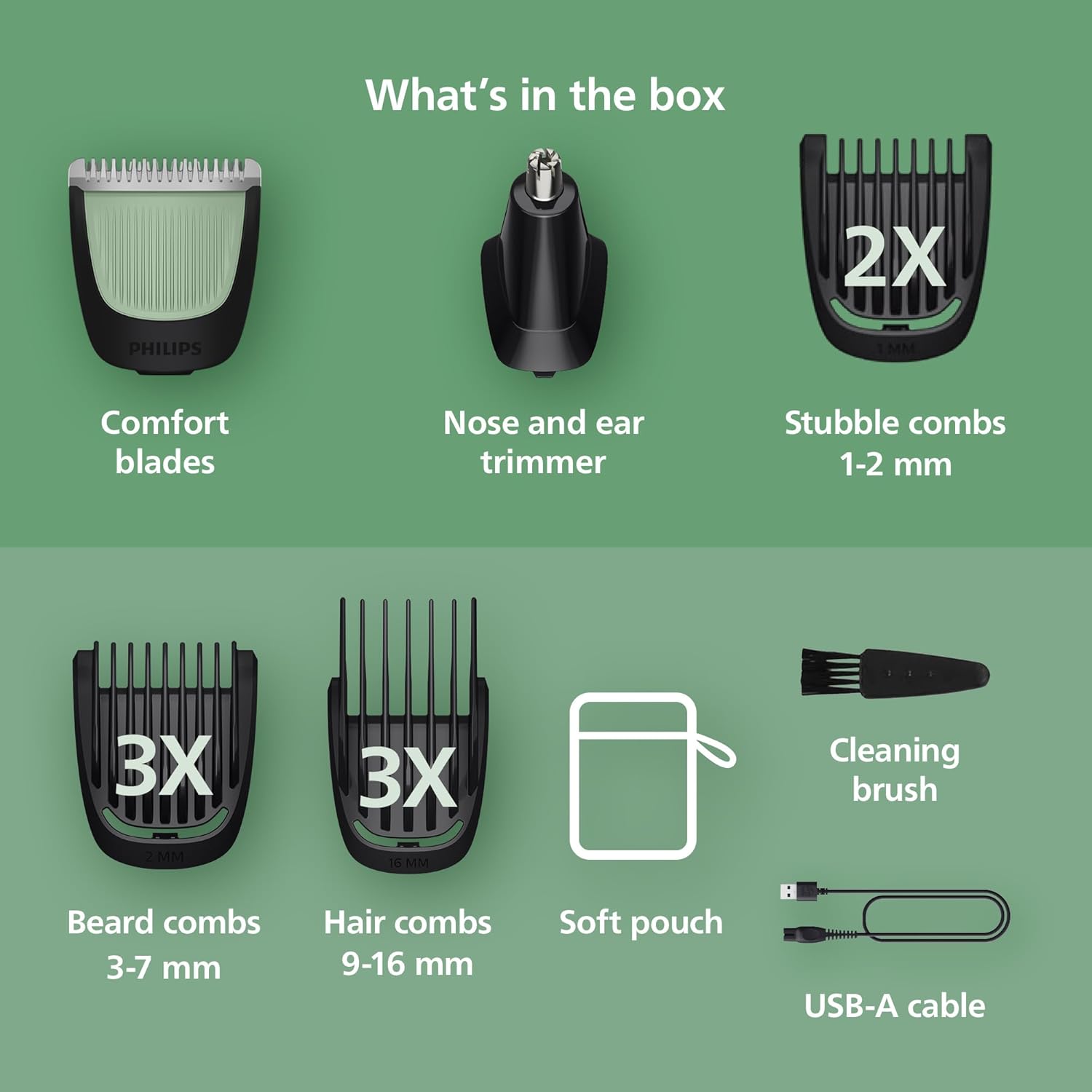 philips norelco all-in-one 13 in 1 trimmer beard groomer men's hair clipper