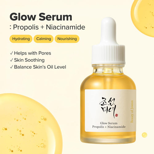 Beauty of Joseon 30ml Propolis and Niacinamide Hydrating Facial Serum for Uneven Skin Tone