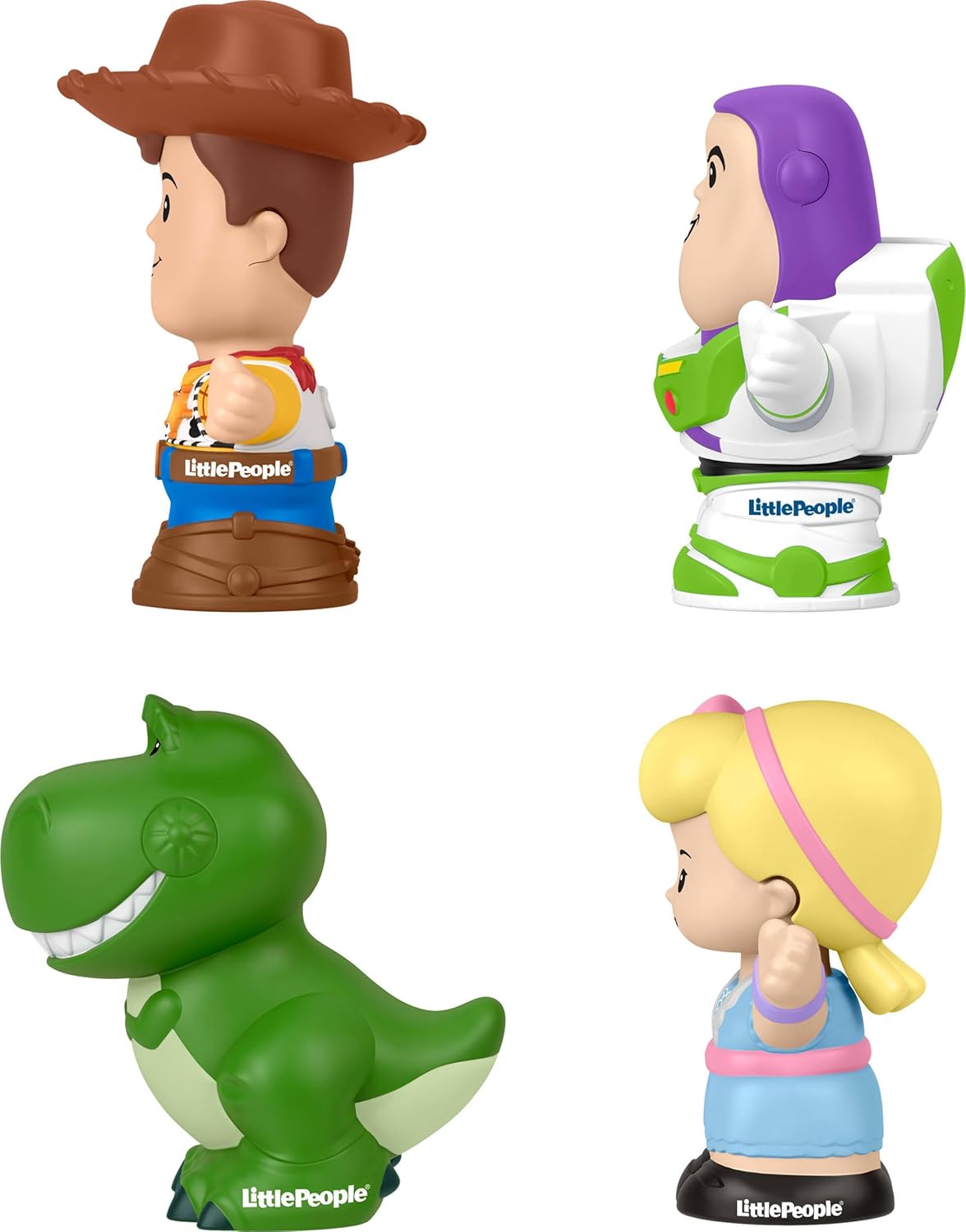 Fisher-Price Little People Toddler Toys Disney Pixar Toy Story Figure Pack with 4 Characters for Pretend Play Kids Ages 18+ Months